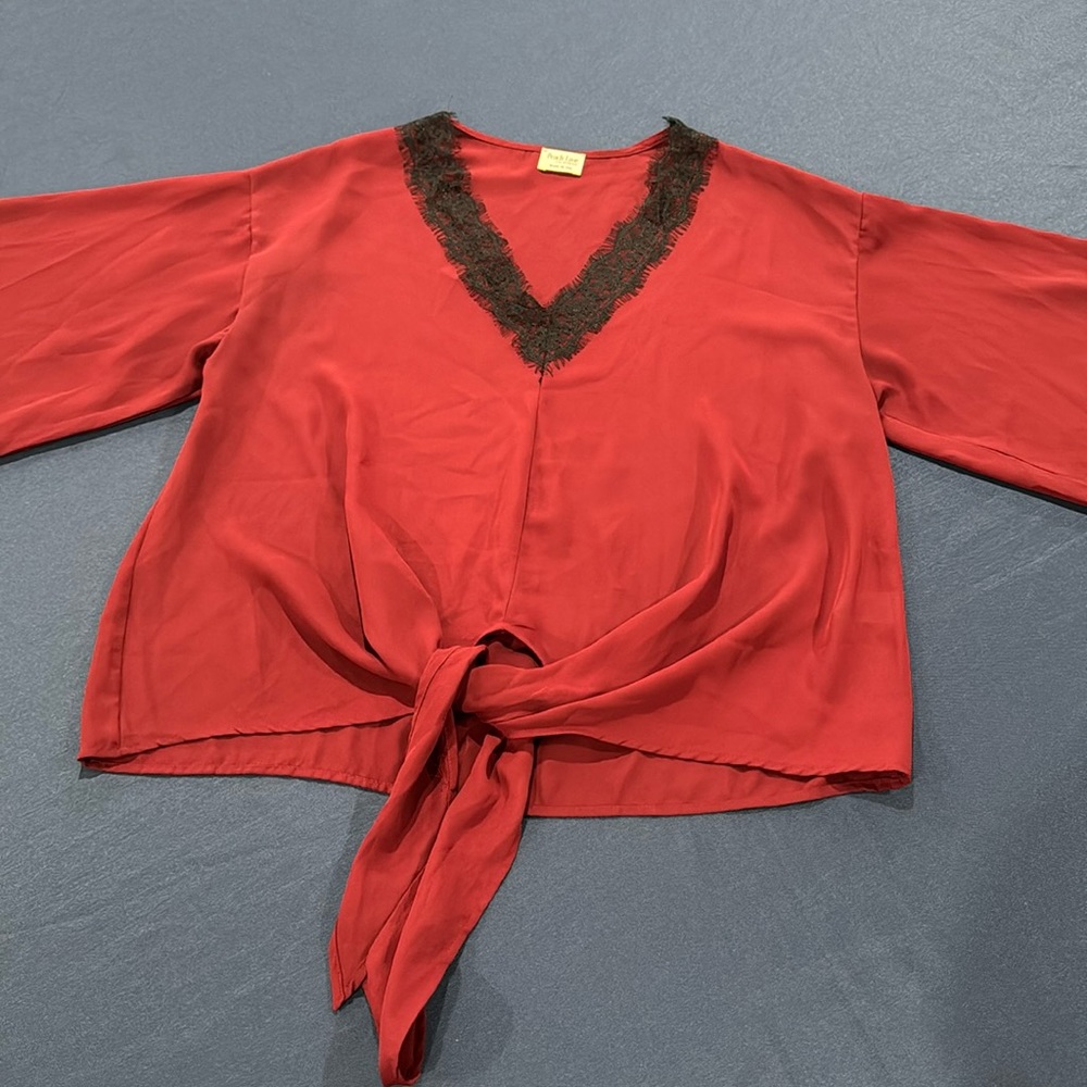 Maroon blouse